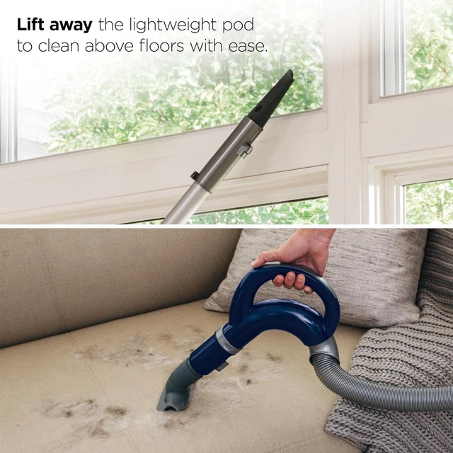 Alt view image 6 of 7 - Shark Navigator Lift-Away Vacuum, HEPA, Carpet and Pet Hair, Blue, NV360