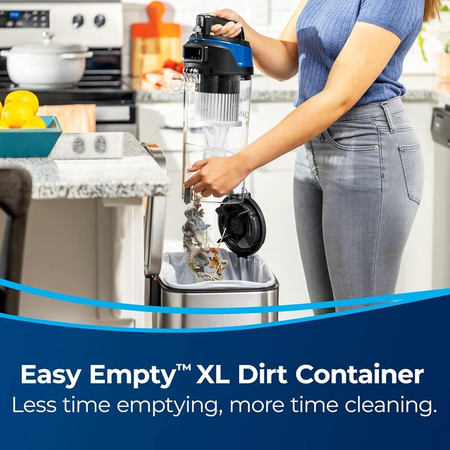 Alt view image 5 of 7 - Bissell CleanView Upright Vacuum with Active Extension Wand, XL 2L Dirt Tank Capacity, Powerful Suction & OnePass Technology for Carpets & Hard Floors, 3536