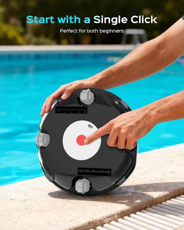 Alt view image 7 of 7 - Winny Pool Cleaner Cordless Pool Vacuum Robot for Above Ground Pool