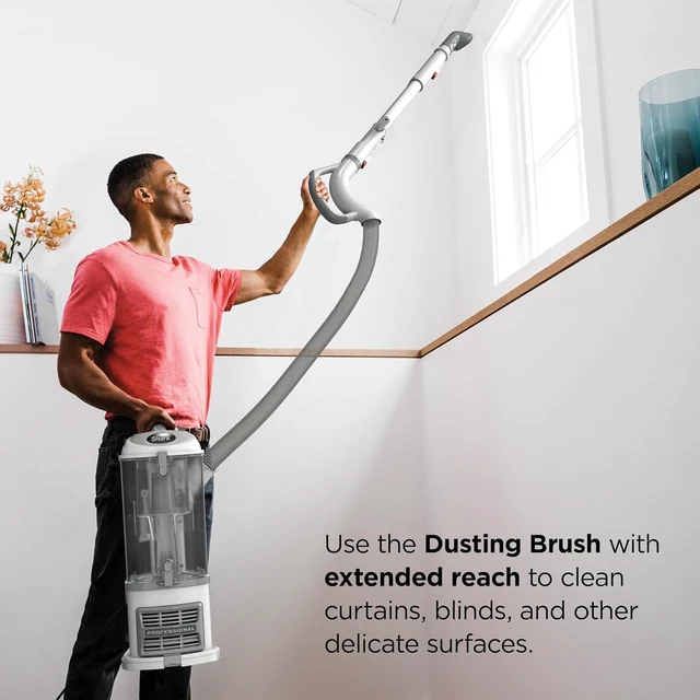Alt view image 3 of 7 - Shark Navigator Lift-Away Vacuum, HEPA, Pet Hair, White/Silver, NV356E