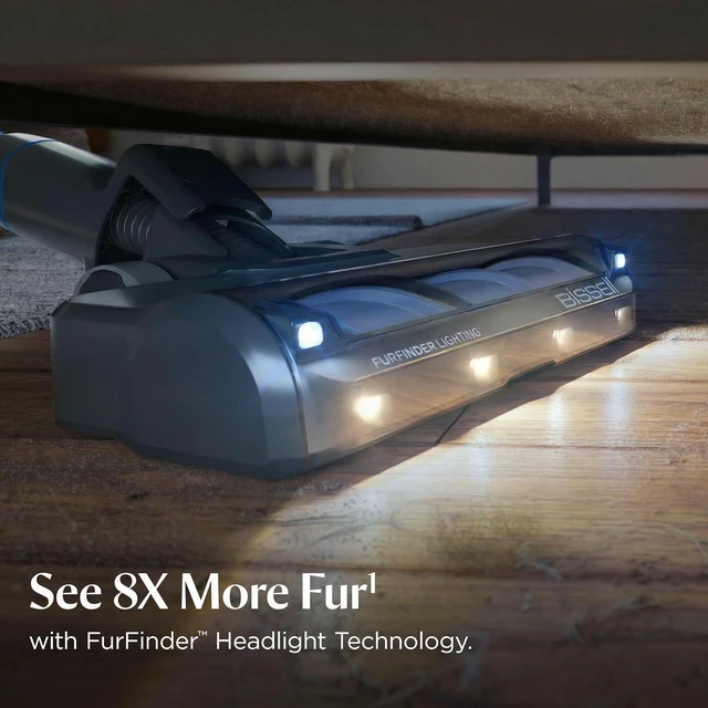Alt view image 3 of 7 - Bissell PowerClean FurFinder Corded Stick Vacuum, HEPA, 4282K