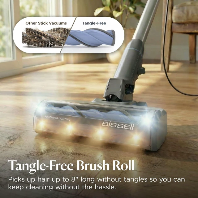 Alt view image 4 of 7 - Bissell PowerClean FurFinder Corded Stick Vacuum, HEPA, 4282K