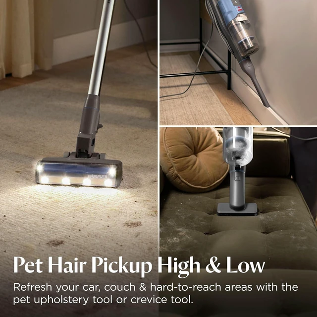 Alt view image 5 of 7 - Bissell PowerClean FurFinder Corded Stick Vacuum, HEPA, 4282K