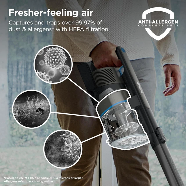 Alt view image 5 of 7 - Shark PowerPro Reveal Plus Cordless Vacuum Cleaner - Charcoal - IZ376H