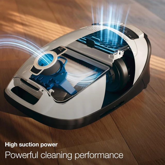 Alt view image 2 of 7 - Miele Classic C1 Pure Suction Vacuum for Hard Floors & Low-Pile Carpet