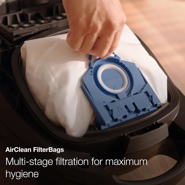 Alt view image 6 of 7 - Miele Classic C1 Pure Suction Vacuum for Hard Floors & Low-Pile Carpet