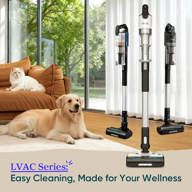 Alt view image 7 of 7 - Levoit Cordless Vacuum Cleaner, Anti-Tangle for Pet Hair, Up to 50 Minutes