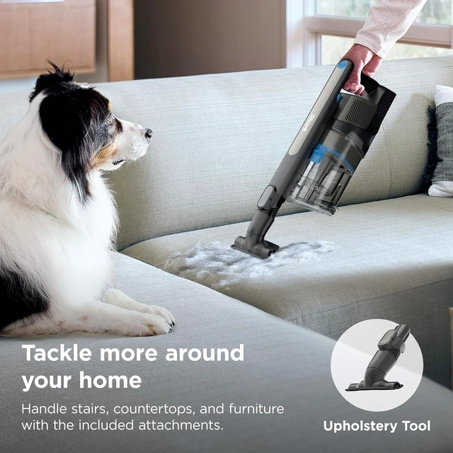 Alt view image 7 of 7 - Shark PowerPro Reveal Plus Cordless Vacuum Cleaner - Charcoal - IZ376H