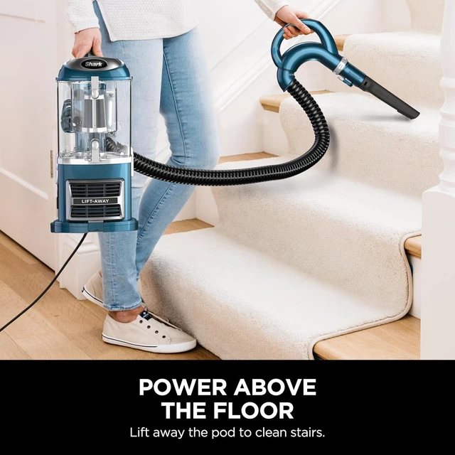 Alt view image 2 of 7 - Shark Navigator Lift-Away Vacuum, Self-Cleaning, HEPA, Teal, ZU503AMZ
