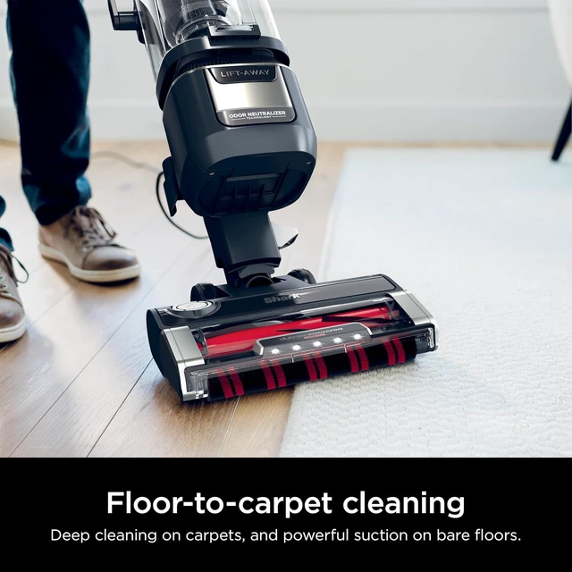 Alt view image 4 of 7 - Shark Rotator Lift-Away Vacuum, DuoClean PowerFins, Dark Grey, LA555