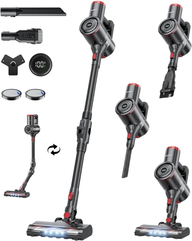Main image of RONEAIR Cordless Vacuum Cleaner 40Kpa 45Min 6-in-1 Self-Standing