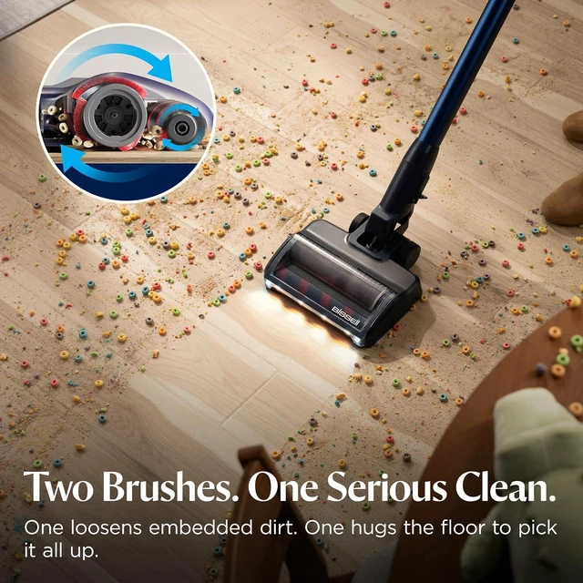 Alt view image 3 of 7 - Bissell PowerClean DualBrush 280W Self-Standing Vacuum, 4196K