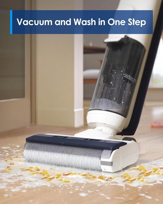 Alt view image 2 of 7 - Tineco iFLOOR 5 Breeze Complete Wet Dry Vacuum Cordless Floor Washer, One-Step Cleaning for Hard Floors, Edge Clean, Auto Self-Cleaning, Lightweight & Cordless Design