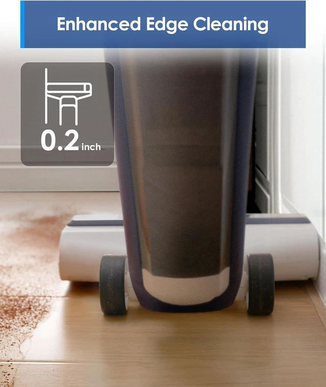 Alt view image 5 of 7 - Tineco iFLOOR 5 Breeze Complete Wet Dry Vacuum Cordless Floor Washer, One-Step Cleaning for Hard Floors, Edge Clean, Auto Self-Cleaning, Lightweight & Cordless Design