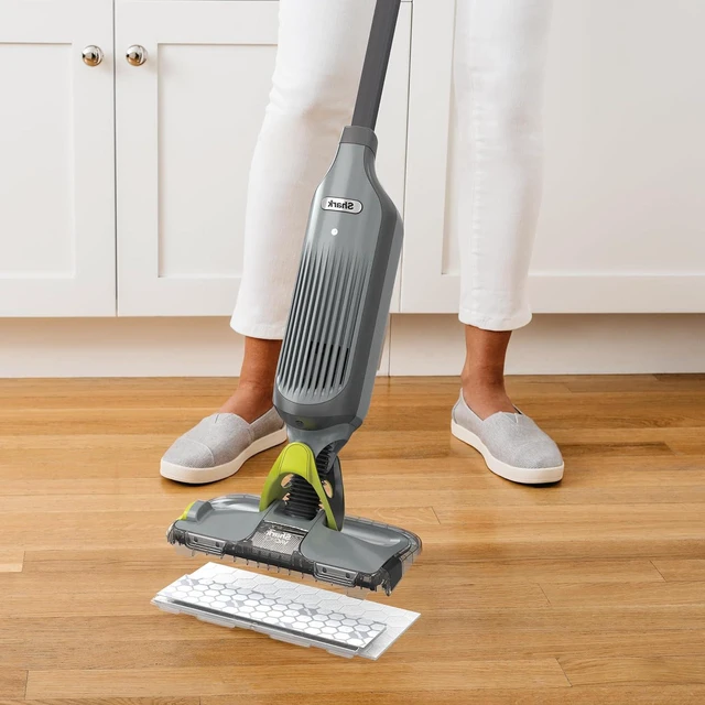 Alt view image 2 of 7 - Shark VACMOP Cordless Vacuum & Spray Mop, Gray, VM252