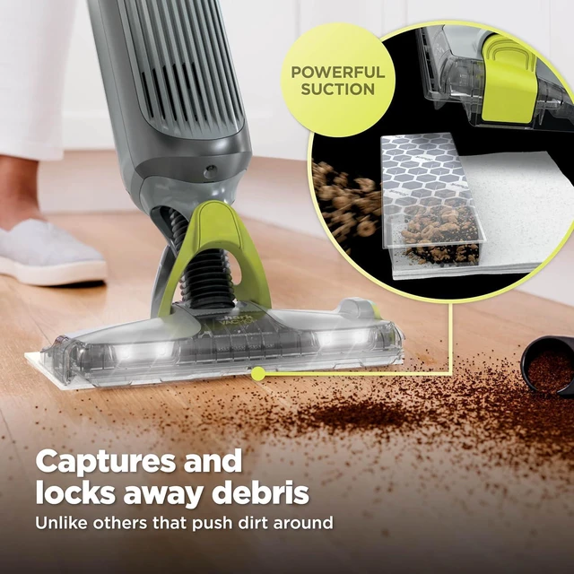 Alt view image 4 of 7 - Shark VACMOP Cordless Vacuum & Spray Mop, Gray, VM252