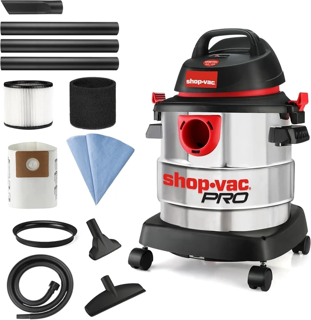 Main image of Shop-Vac 5989300 5 Gallon 4.5 Peak HP Stainless Wet/Dry Vac, Blower