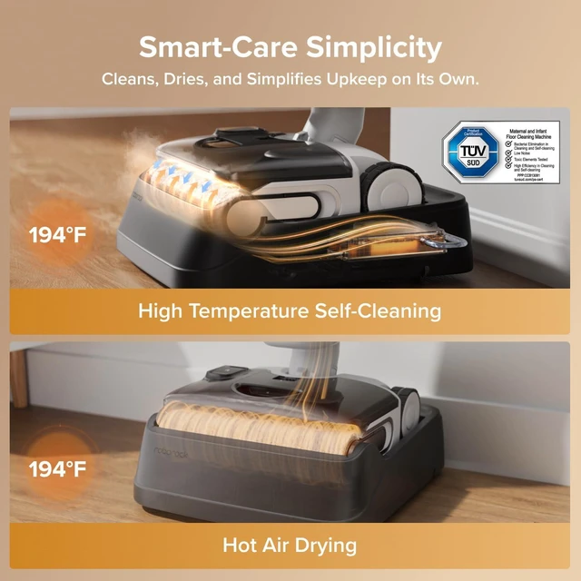 Alt view image 5 of 7 - roborock F25 GT Gen 2 Wet Dry Vacuum Cleaner, Cordless Vacuum Mop Combo