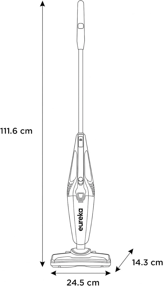 Alt view image 7 of 7 - Eureka NES215A Blaze 3-in-1 Swivel Handheld & Stick Vacuum Cleaner, Blue