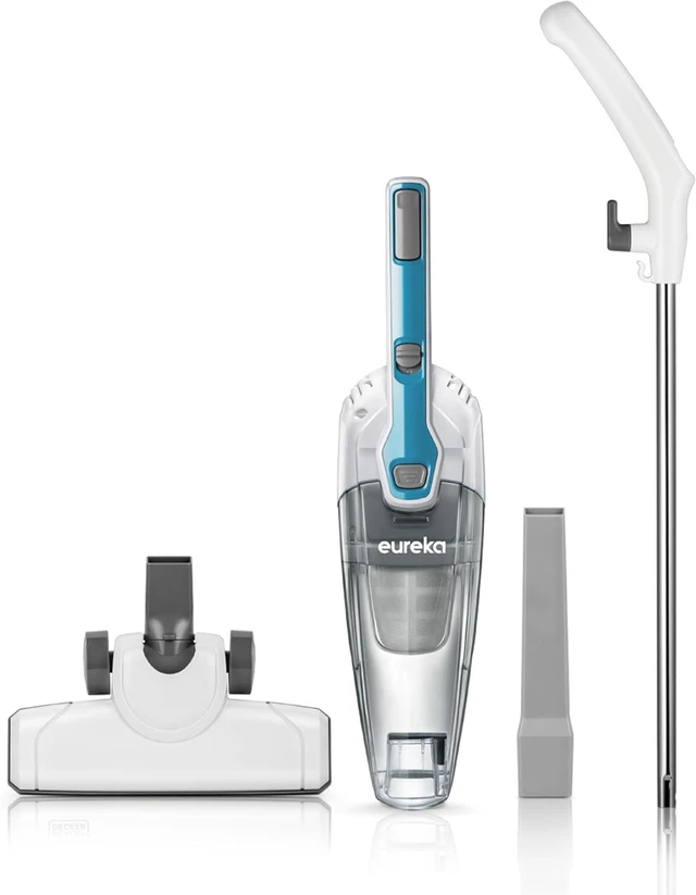 Alt view image 2 of 7 - Eureka Blaze Stick Vacuum Cleaner, 3-in-1 Small Vacuum for Home, Aqua Blue