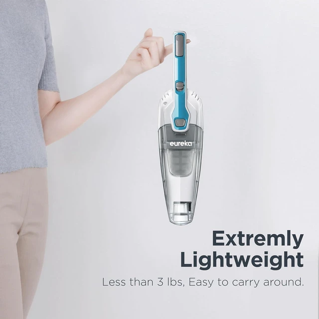 Alt view image 3 of 7 - Eureka Blaze Stick Vacuum Cleaner, 3-in-1 Small Vacuum for Home, Aqua Blue