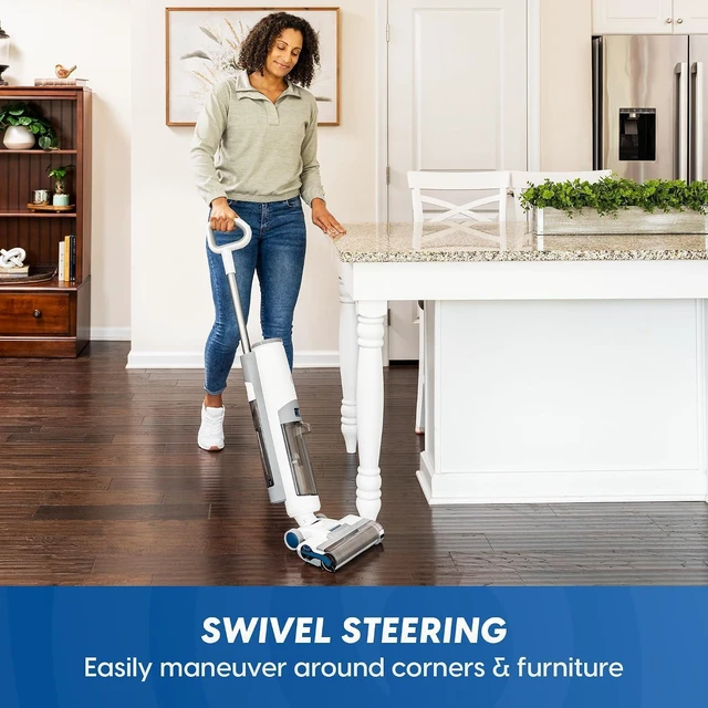 Alt view image 4 of 7 - Vacmaster Cordless Wet Dry Vacuum & Mop, Self-Cleaning Hard Floor Cleaner