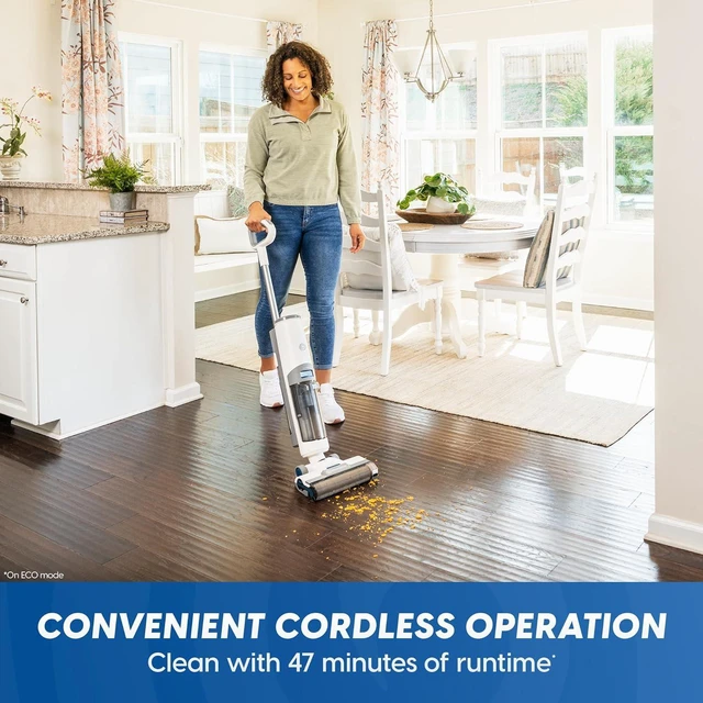 Alt view image 3 of 7 - Vacmaster Cordless Wet Dry Vacuum & Mop, Self-Cleaning Hard Floor Cleaner