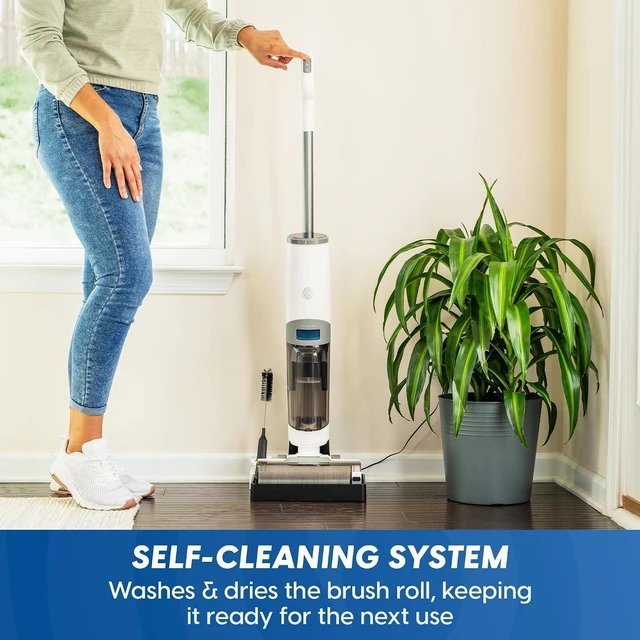 Alt view image 6 of 7 - Vacmaster Cordless Wet Dry Vacuum & Mop, Self-Cleaning Hard Floor Cleaner