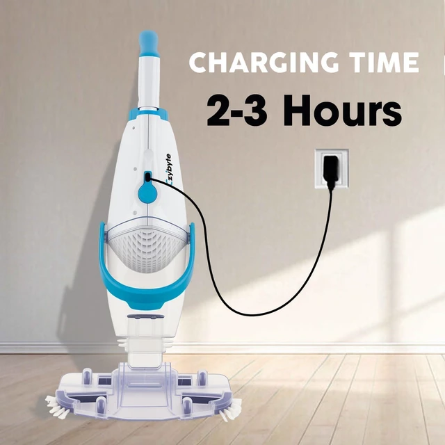 Alt view image 4 of 7 - Handheld Pool Vacuum Cleaner, 89 inchs Extension Pole,Bright White