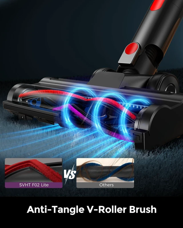 Alt view image 4 of 7 - Cordless Vacuum Cleaner, 500W 45KPA 50Mins Stick Vacuum Cleaners for Home