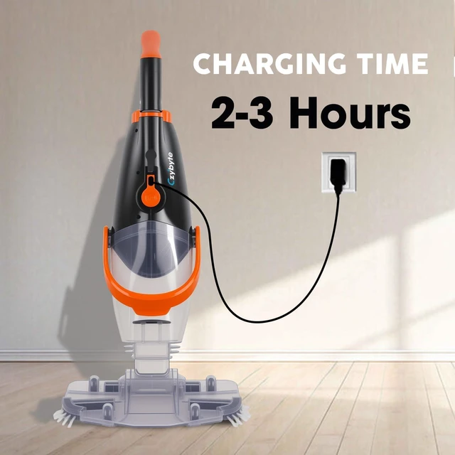 Alt view image 5 of 7 - Handheld Pool Vacuum CleanerOrange and White