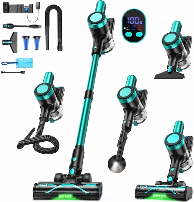 Main image of Cordless Vacuum Cleaner, 58KPa/60Mins 10 in 1 Self-Standing Stick Vacuum
