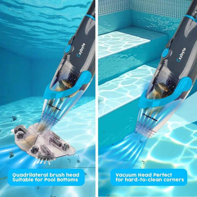 Alt view image 3 of 6 - Handheld Pool Vacuum CleanerGrey and White