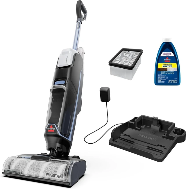 Main image of BISSELL CrossWave Edge Cordless Wet Dry Vacuum with Edge Cleaning, Tangle-Free Pet Hair Brush Roll, FreshStart Filter, and Storage & Rinse Tray Included, 4329F