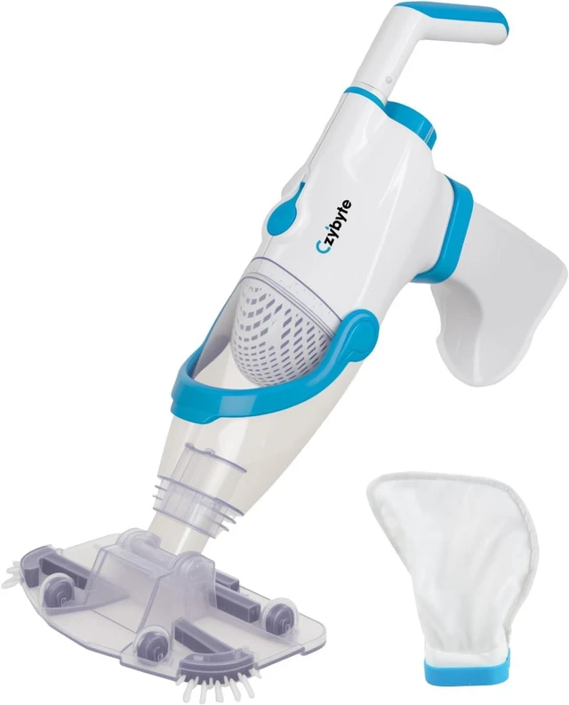 Main image of Handheld Pool Vacuum CleanerBlue and White