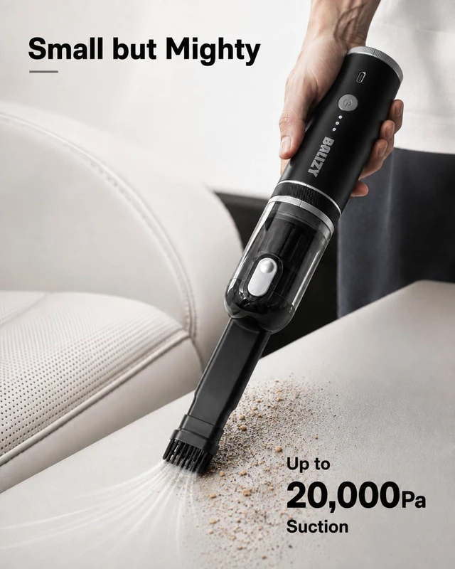 Alt view image 3 of 7 - Handheld Vacuum4-in-1 Cordless Car Vacuum Cleaner&Air Blower,Black