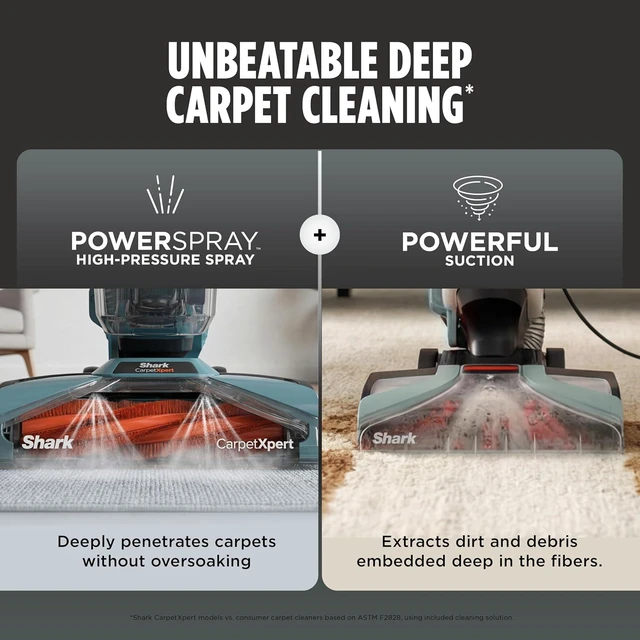 Alt view image 4 of 7 - Shark CarpetXpert Upright Carpet & Built-in Stain Cleaner, 3 Tools, EX151