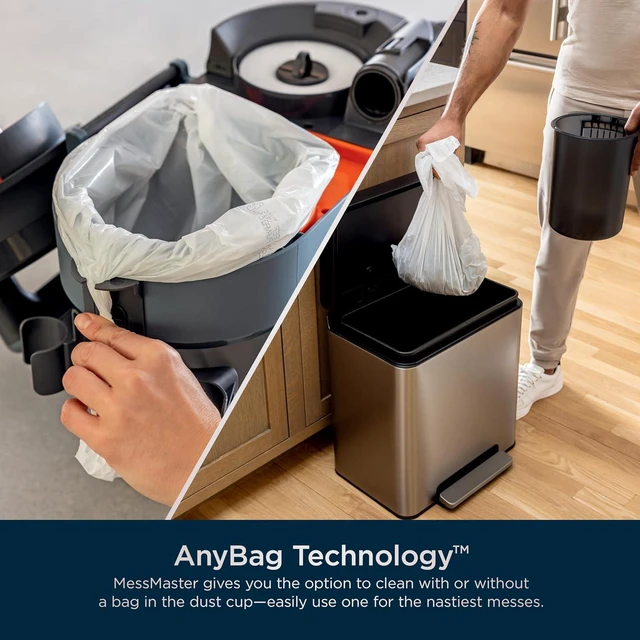 Alt view image 7 of 7 - Shark MessMaster Portable Wet/Dry Vac, 3 Tools + Extension Wand, VS101