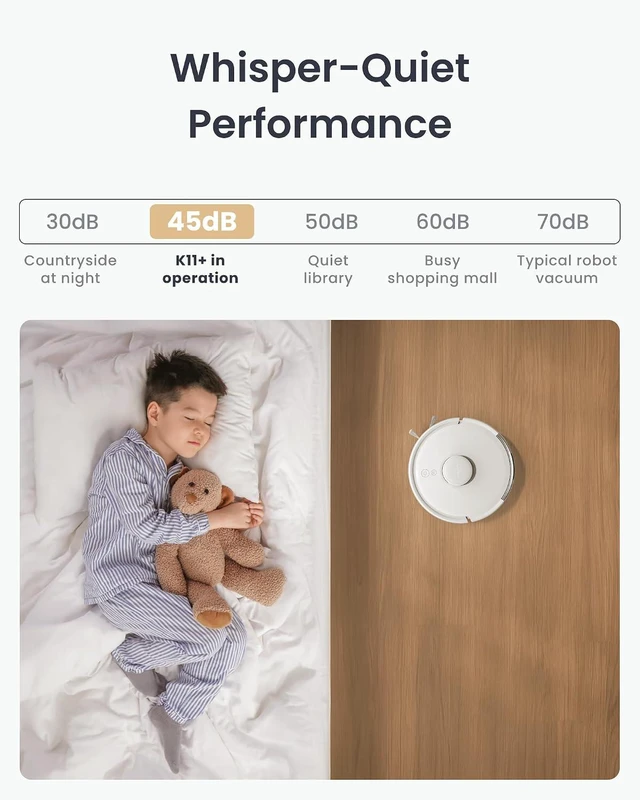Alt view image 7 of 7 - SwitchBot K11+ Robot Vacuum & Mop with Matter, 6000Pa Suction, 90-Day Hands-Free Self-Emptying, LDS Navigation, 3.6 Ultra-Slim, Anti-Tangle for Pet Hair, Works with Alexa, Google Home, Apple Home