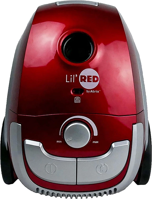 Alt view image 2 of 7 - AHSC-1 Atrix Lil Red Canister Vacuum Portable Canister vacuum w/ 2 Quart HEPA Filter & Variable Speed Motor