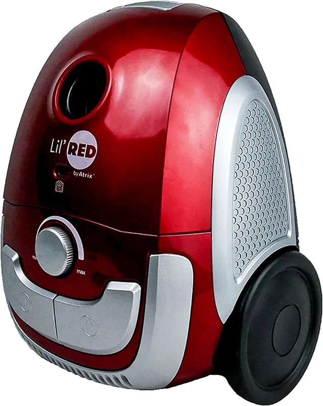 Alt view image 3 of 7 - AHSC-1 Atrix Lil Red Canister Vacuum Portable Canister vacuum w/ 2 Quart HEPA Filter & Variable Speed Motor
