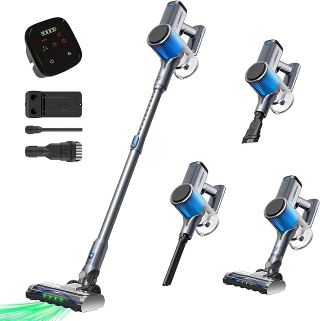 Main image of Cordless Vacuum Cleaner, Stick Vacuum Cordless with HEPA Filter, Powerful Suction for Hardwood Floor, Carpet & Pet Hair - SV807C