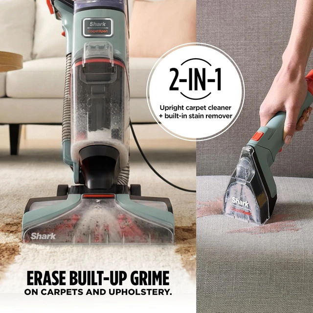 Alt view image 3 of 7 - Shark CarpetXpert Upright Carpet & Built-in Stain Cleaner, 3 Tools, EX151
