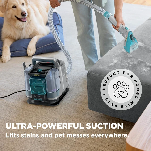 Alt view image 3 of 7 - Shark StainStriker HairPro Portable Stain Cleaner, 3 Tools, PX253BRN