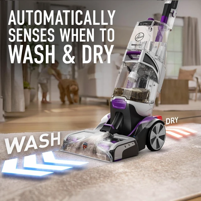 Alt view image 2 of 7 - Hoover SmartWash Pet Automatic Carpet Cleaner Machine with Spot Chaser Wand