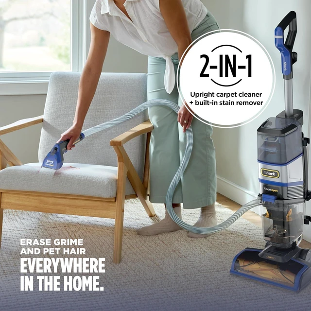 Alt view image 3 of 7 - Shark CarpetXpert HairPro Carpet & Built-in Stain Cleaner, 2 Tools EX251BRN