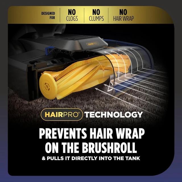Alt view image 5 of 7 - Shark CarpetXpert HairPro Carpet & Built-in Stain Cleaner, 2 Tools EX251BRN
