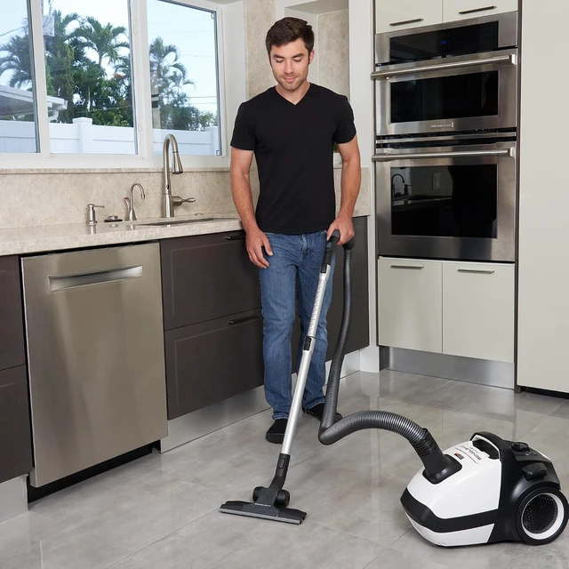 Alt view image 4 of 7 - Soniclean WhisperJet C2 Canister Vacuum Cleaner - Ultra-Quiet Operation - U15 ULPA Filtration - Designed in Germany