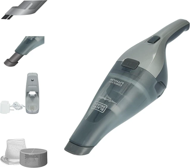 Main image of BLACK+DECKER dustbuster Handheld Vacuum, 8V Cordless, Hand Vacuum for Quick Cleanup with Crevice Tool and Washable Filter (HNVC220BCZ01)