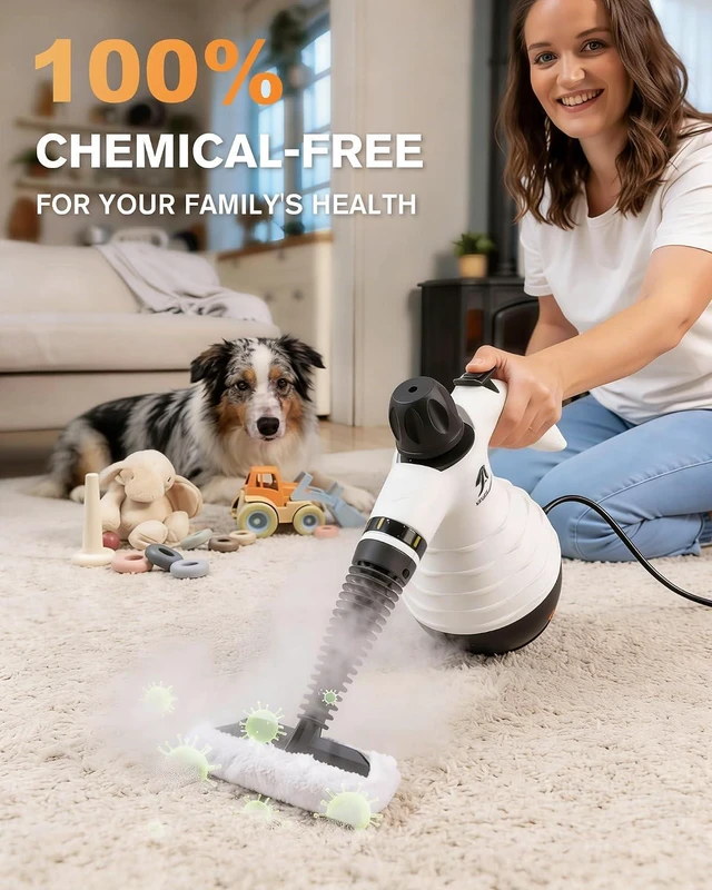 Alt view image 3 of 6 - MLMLANT 300°F HandHeld Steam Cleaner,3.5 Bar Steamer For Home